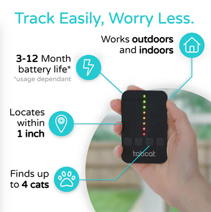 Tabcat Tracker - Up to 2 Cats